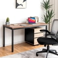 thumbnail image 3 of Gymax 55'' Conference Table Office Computer Study Desk Metal Base Meeting Room, 3 of 10