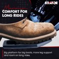 thumbnail image 3 of Krator Motorcycle Mini Floorboards, Compatible With Harley Davidson Models, 360 Degree Adjustable, Black, Harley Foot Pegs, Front Rider Rear Passenger Footboards, Motorcycle Accessories, 3 of 9