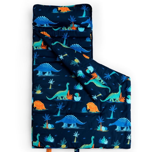 david's kids Toddler Nap Mat Set with Removable Pillow, Ultra Soft Slumber Bags for Boys,Perfect for Preschool, Daycare, Kids Sleeping Bags with