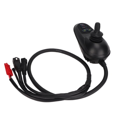 Contrôleur de Fauteuil Roulant Électrique, DC24V Grand Compatibilité ABS Haute Sensibilité Joystick avec Joint de Frein pour Produits Mobiles
