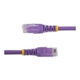 thumbnail image 3 of StarTech.com 6 Pieds CAT6 Ethernet Cable, 10 Gigabit Molded RJ45 650MHz 100W PoE Patch Cord, CAT 6 10GbE UTP Network Cable with Gravity, Purple, Fluke Tested/Wiring is UL Certified/TIA - Catégorie 6 - 24AWG (C6PATCH6PL) - Câble de Raccordement - RJ-45 (m) à RJ-45 (m) - 6 Pi - UTP - CAT 6 - Moulé - Violet, 3 of 4