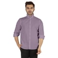 thumbnail image 1 of Bestman Formal Front Button Placket Solid Shirts For Mens Long Sleeve Regular Fit Shirt, 1 of 7