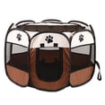 thumbnail image 1 of Amdohai Parc Octogonal pour Animaux, Parc Résistant aux Égratignures pour Chat Enceinte Ou Blessé, Pliable et Portable, 1 of 8
