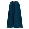 thumbnail image 4 of Simua Trench-Coat pour Femmes Cape à Capuche Long Ouvert Poncho Poncho Cardigan, 4 of 8