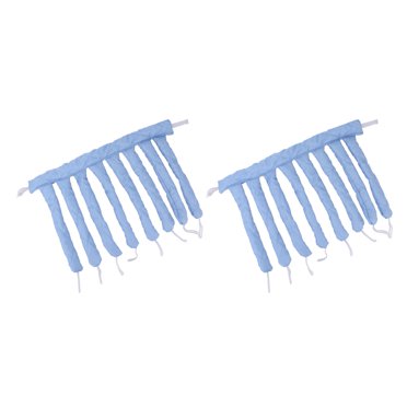 Bandeau Boucleur Sans Chaleur avec 8 Tiges Outil de Coiffure Simple Adapté à Différents Types de Cheveux