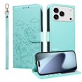 thumbnail image 4 of Compatible with iPhone 17 Pro Case Wrist Strap Leather Dog Embossed Pocket Card Slot Holders, 4 of 5