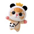 thumbnail image 1 of 1 Set Handmade Cat Needle Felting Needlefelted for Children DIY Decor White, 1 of 9