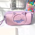 thumbnail image 4 of Pochette Crayon Grande Capacité Organisée Durable Style Cartoon Stylo Sac, 4 of 5