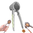 thumbnail image 1 of Green Walnut Cracker, Multifunction with Handle Tool Walnut Plier Open Chestnut Opener for Walnut Chestnut, a Nutcracker, 1 of 8