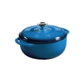 thumbnail image 1 of Cocotte Émail Bleu 4.5 Pintes De Lodge, 1 of 5