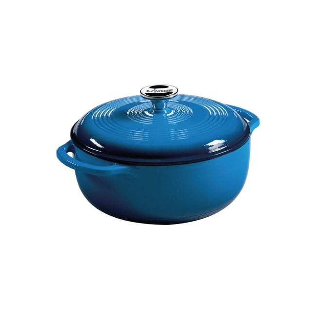 Cocotte Émail Bleu 4.5 Pintes De Lodge
