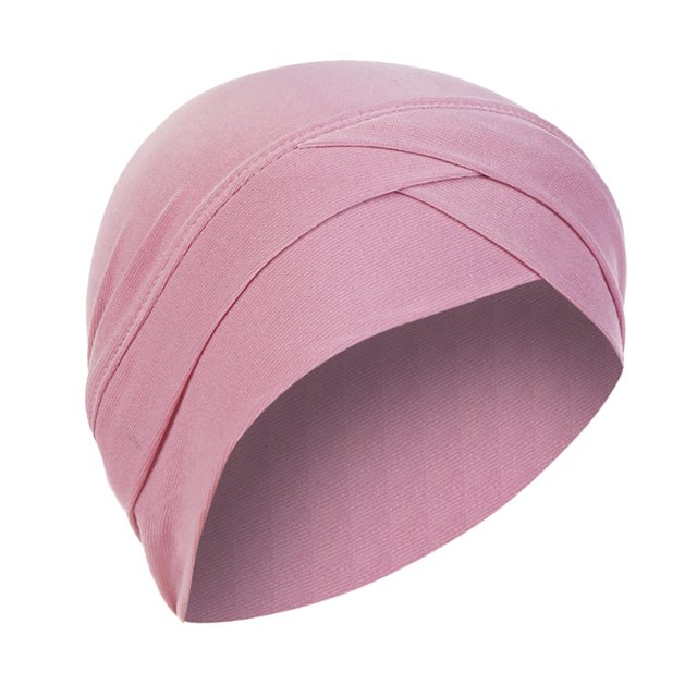 CEHVOM Women Solid India Hat Muslim Ruffle Cancer Chemo Beanie Turban Wrap Scarf Cap