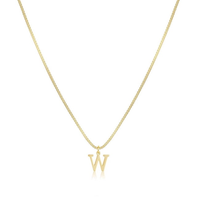 RXIRUCGD Add A Of To Your Everyday Look With This Initial Necklace Initial Dainty Necklace For Women