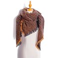 thumbnail image 4 of Jusqu'à 65 % de Rabais Mode Hiver Femmes Foulard Colorée Décontractée Foulard à Franges Châle Foulard à la Mode en Liquidation, 4 of 5