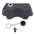 thumbnail image 1 of Lawn Mower Fuel Gas Tank Lawnmower Engine Fuel Tank Replacement With Cap High-impact Plastic Lawn Tractor Power Tool Parts, 1 of 7