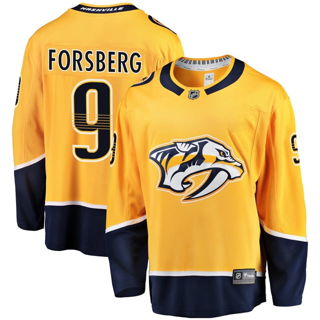 Filip Forsberg Nashville Predators NHL Fanatics Breakaway Home Jersey, Large