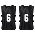 thumbnail image 2 of 12 Pcs Chasubles de Soccer pour Adultes à Séchage Rapide Maillots d'Équipe de Soccer, 2 of 8