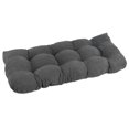 thumbnail image 1 of Coussin Capitonné pour Causeuse/banc en Microsuède de Polyester en Forme de U de 42 Pouces par 19 Pouces, 1 of 3
