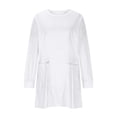 thumbnail image 4 of Chandail en Molleton Surdimensionné pour Femmes Col Rond Manches Longues Pull Décontracté Confortable Tenues de Mode Automne Vêtements 2024, 4 of 6