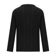 thumbnail image 3 of Dvkptbk Sweater Man Fashion Long Sleeve Wool Sweater Wool Sweater Button Pocket Knit Tops Clothes on Clearance, 3 of 5