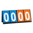 thumbnail image 2 of Portable Scoreboard, EDHITNR Waterproof Leather Mounted Flip Scoreboard, PU Card Race Scoreboard with Metal Coil for Basketball Badminton Table Tennis, 2 of 6
