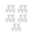 thumbnail image 1 of DYNWAVECA 25Pcs 5cm Garden Slotted Cups Pots Basket for Hydroponics Orchids - White, 2 Inch, 1 of 7