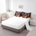 thumbnail image 3 of YST Kids Fox Comforter Set, 7-Piece Brown Wildlife Bedding Accessories, King (7 Count), 3 of 4