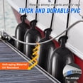 thumbnail image 3 of VEVOR Boat Fenders, 5.5" x 20" Boat Bumpers for Docking, Inflatable Ribbed Fender with Center Holes, Marine Boat Dock Fender Bumper with Air Pump, 4 Needles and 4 Ropes and Storage Bag, Black, 3 of 9