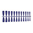 thumbnail image 1 of Fake Nail Set French Style Scratch Resistant Press-on Fingernails Full Cover Removable Trimble Adjustable Manicure Stickers Type 19, 1 of 7