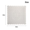 thumbnail image 4 of White Lace Coffee Table Tablecloth Dust-Proof Table Cover Tv Cabinet Household 60*60cm, 4 of 8