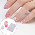 thumbnail image 4 of HILABEE Transparent Nail Stamper Scraper Set Nail Stamping Tool No Misplacement Nail Art Pink, 4 of 9