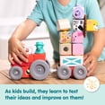thumbnail image 4 of Melissa & Doug Blockables™ Farm Snap and Play, Mix and Match Connectable Wooden Building Blocks Play Set Toy for Preschool Boys And Girls (56 Pcs), 4 of 9