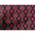 thumbnail image 4 of oneOone Cotton Cambric Fabric Diamond & Swirl Ikat Printed Fabric 1 Yard 56 Inch Wide, 4 of 4