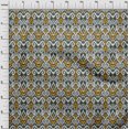 thumbnail image 3 of oneOone Cotton Flex Fabric Diamond & Swirl Ikat Decor Fabric Printed BTY 40 Inch Wide, 3 of 4