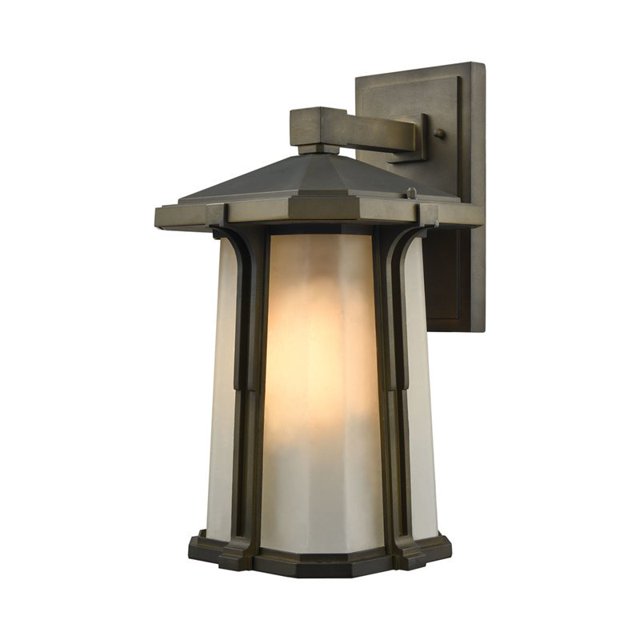 Elk Lighting Lanterne Murale Extérieure Brighton en Bronze Fumé