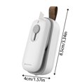thumbnail image 3 of Xuewenshw Scelleuse Fraîche Mini Portable pour la Maison pour Collations et Aliments, Machine de Scellage pour Petits Emballages et Dispositif de Scellage à Pression Manuelle pour Sacs d'Emballage Alimentaire, Rouleau pour Légumes et Viande compatible avec Machine, 3 of 8
