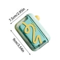 thumbnail image 2 of Distributeur Portable Compact Rechargeable de Voyage avec Couvercle Transparent pour 15 16 Hydropulseurs pour la Maison et l'Utilisation, 2 of 6