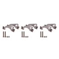 thumbnail image 2 of Youkk Car s Performance 5 inch Mild Steel Exhaust Split Flange Flat Oval Replacement Style A 3Set, 2 of 6