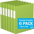 thumbnail image 1 of Davis Group, Premium Economy, D Ring, Binder, 6 Pack, 1", 1 of 3