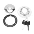 thumbnail image 2 of Tank Fuel Gas Cap, 6 Holes Generator Tank Fuel Gas Cover Anti Impact Stainless Steel Round Shape Resist Oxidation  for Generator Set Replacement Part, 2 of 7