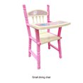 thumbnail image 3 of Pink Wide Application Pink High Chair For Babies Easy And Safe To Dinner Chair Baby Dolls Pink Compact And Lightweight Dining Chair Model For 9-11inch Re-born Girl Wide Application Durable Structure, 3 of 8