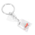 thumbnail image 3 of KAKOWELY Resin Key Chain Tropical Fish Pendant Key Ring Fish Water Bag Charm Bag Decor,3.15"X0.79"X0.39", 3 of 5
