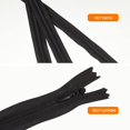 thumbnail image 3 of relayinert 5x Fashionable And Durable Invisible Zips Wide Range Of Uses Easy Care Long Invisible Zippers black 1Set, 3 of 6