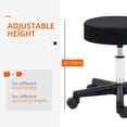 thumbnail image 4 of Tabouret de Salon Roulant Réglable SPA Tatouage Massage Chaise Pivotante, 4 of 10