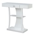 thumbnail image 1 of Convenience Concepts Newport Table Console Harri, Fini Bois Blanc, 1 of 5