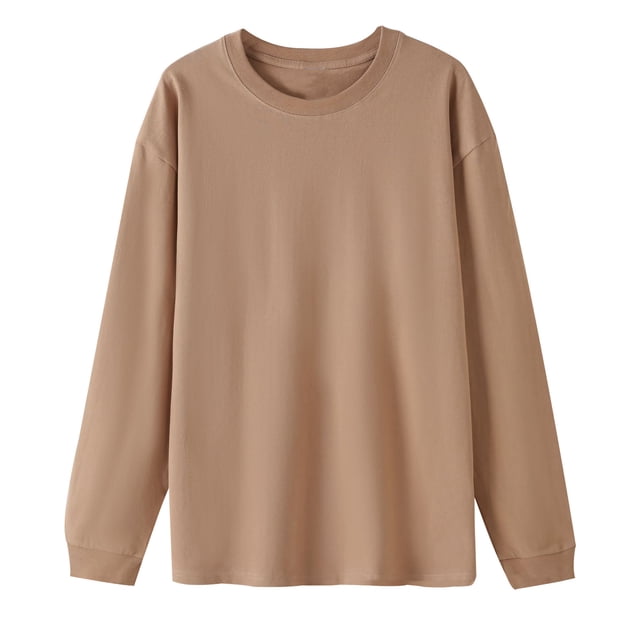 Yuyuzo Chandails pour Femmes à Manches Longues à Col Rond Décontractés Confortables Automne Hiver Chandails Surdimensionnés