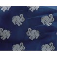 thumbnail image 4 of oneOone Georgette Viscose Fabric Rabbit Block Print Fabric By The Yard 42 Inch Wide, 4 of 4