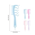 thumbnail image 3 of Z-Shaped Hairdressing Comb for Home Styling Scalp Massage and Hairline Definition, 3 of 4