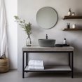 thumbnail image 2 of Aquaterior Bathroom Above Counter Ceramic Vessel Sink with Bathroom Single Handle Faucet Combo, 2 of 7
