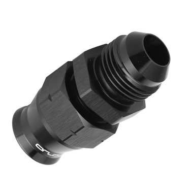 Line Tube Adapter Fuel Line Fitting 1/2in Tube To Male 8 AN Adapter Fuel Rail Quick Connect Fitting OnePiece CNCMaching Universal